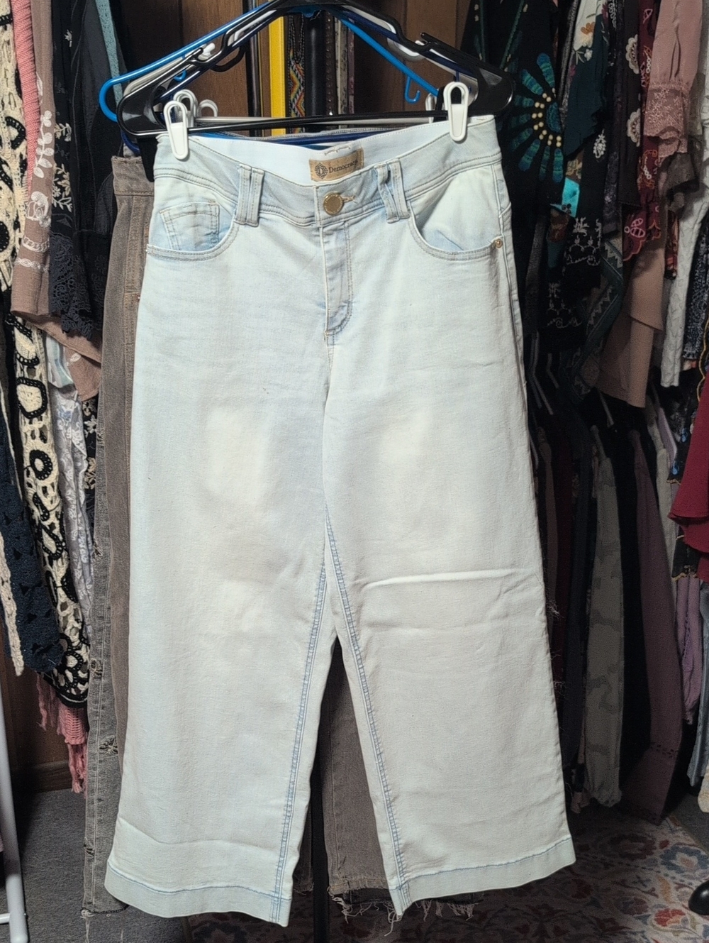 Democracy Light Blue Denim Jeans Ab Technology NWOT